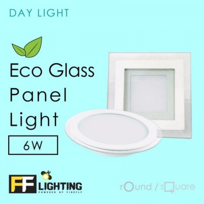 FF Lighting LED Eco Glass Panel Light Round / Square 6W/12W / 18W